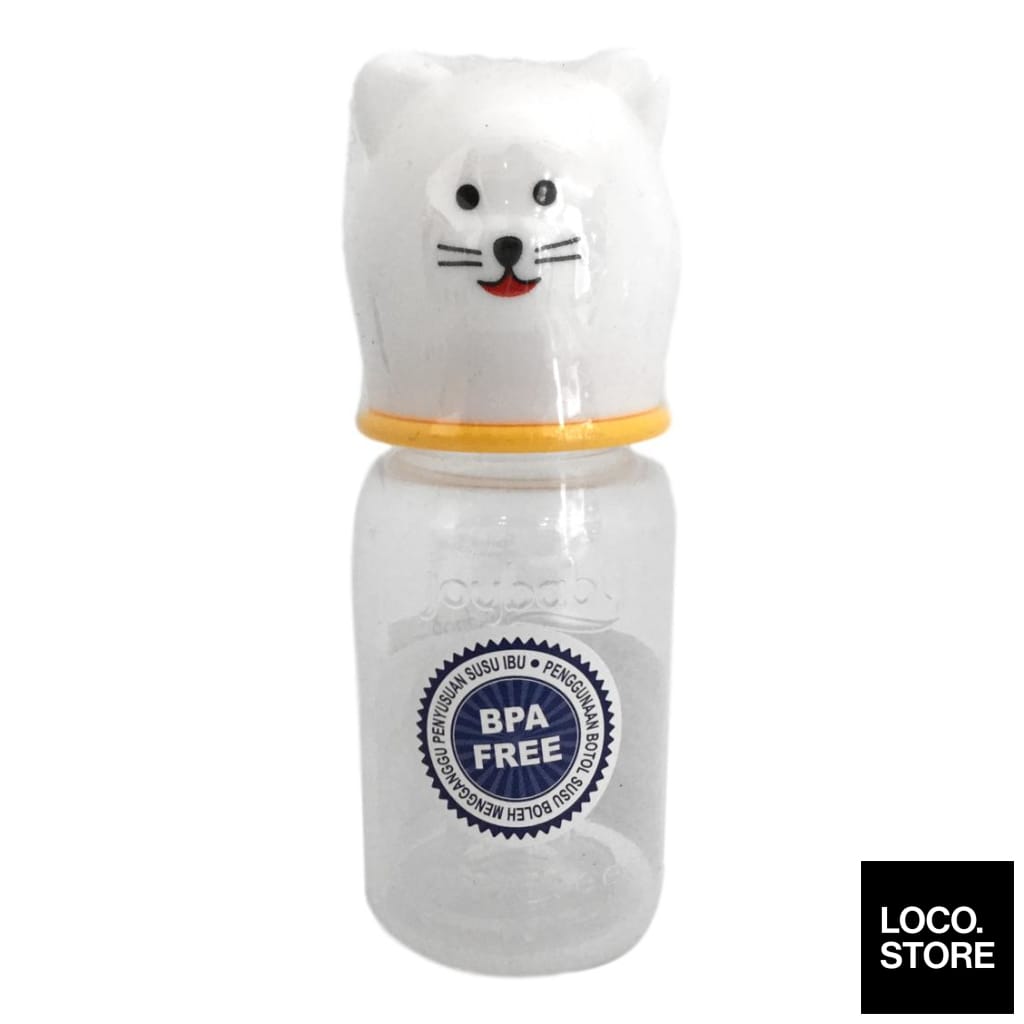 Joybaby Feeding Bottle Round 120ml Cat Hood - Baby & Child