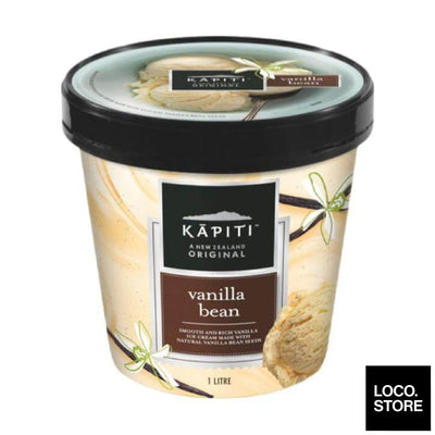  Kapiti Vanilla Bean 1L - Ice Cream 