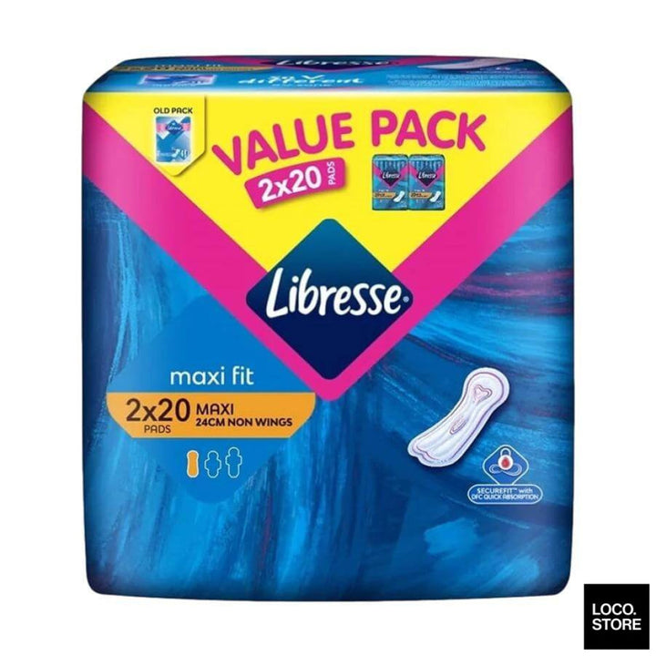 Libresse MaxiNW 24cm 2x20s Value Pack - Health & Wellness