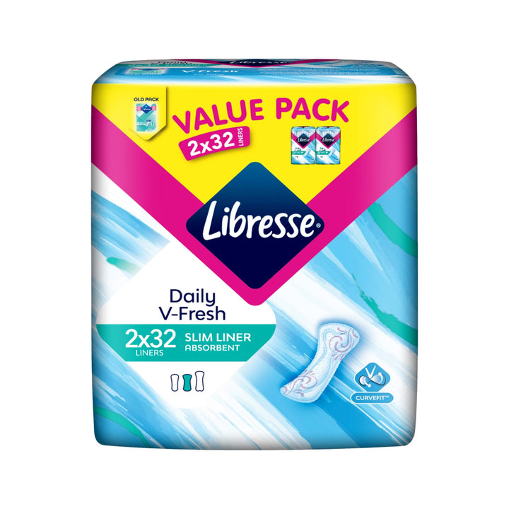Libresse SlimPL 15cm 2x32s Value Pack - Health & Wellness