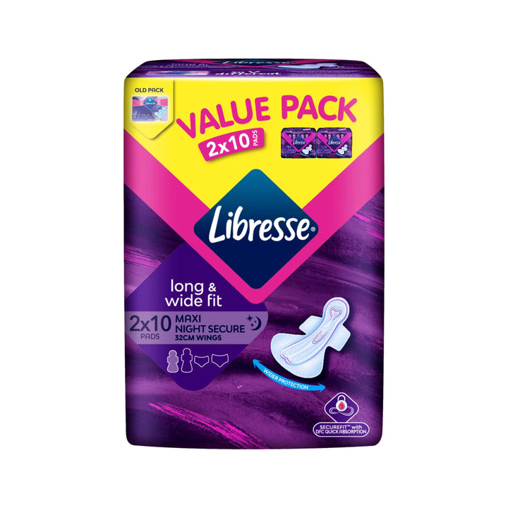 Libresse WBNightW 32cm 2x10s Value Pack - Health & Wellness