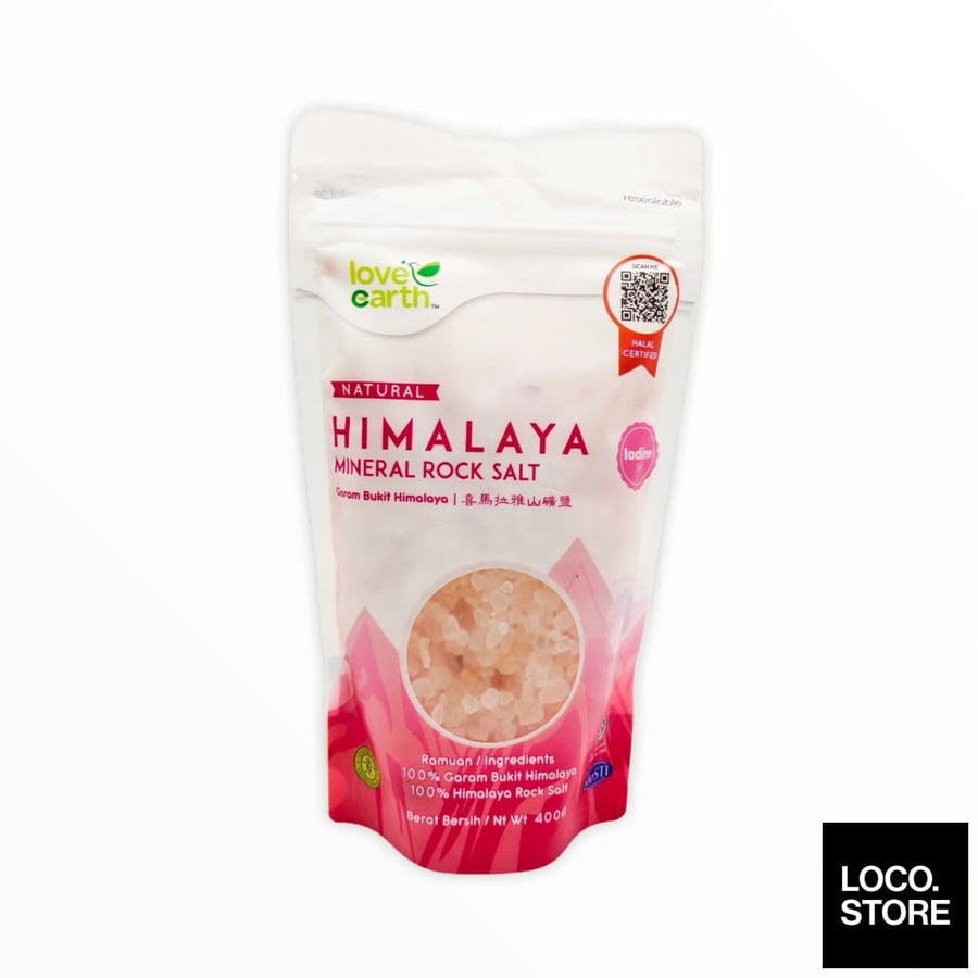 Love Earth Himalaya Mineral Rock Salt 400g - Cooking & 