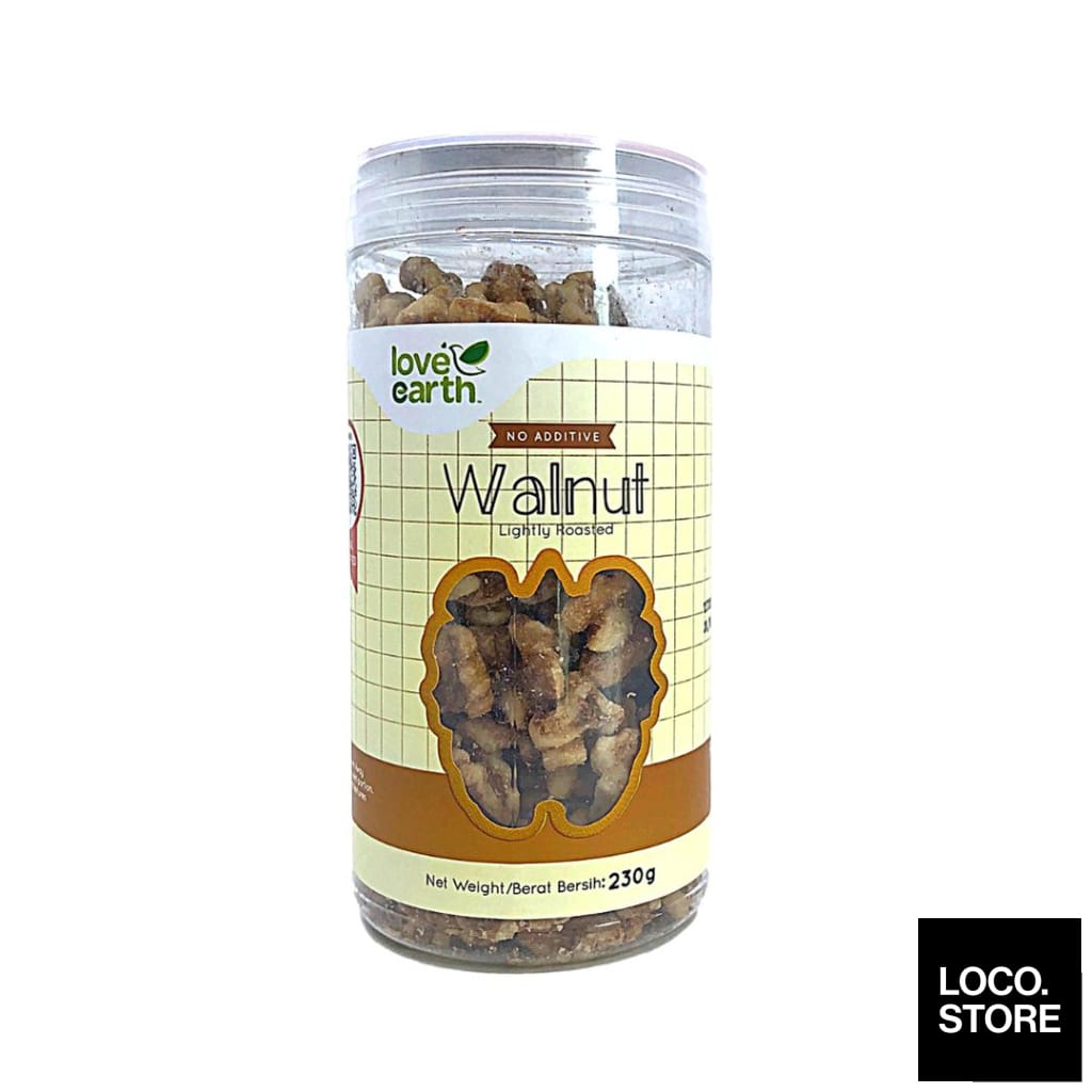 Love Earth Lightly Roasted Walnut 230g - Snacks