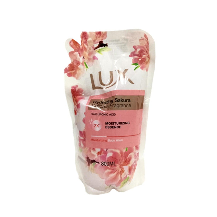 Lux Liquid Body Wash Hydrating Sakura Refill 800ml - Bath &