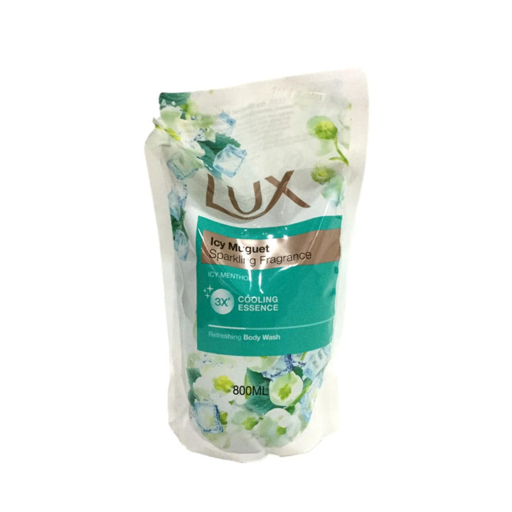 Lux Liquid Body Wash Icy Muguet Refill 800ml - Bath & Body