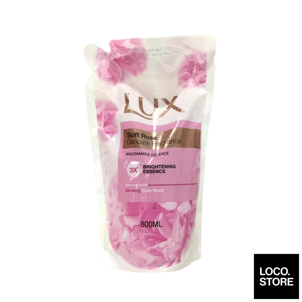 Lux Liquid Body Wash Soft Rose Refill 800ml - Bath & Body -