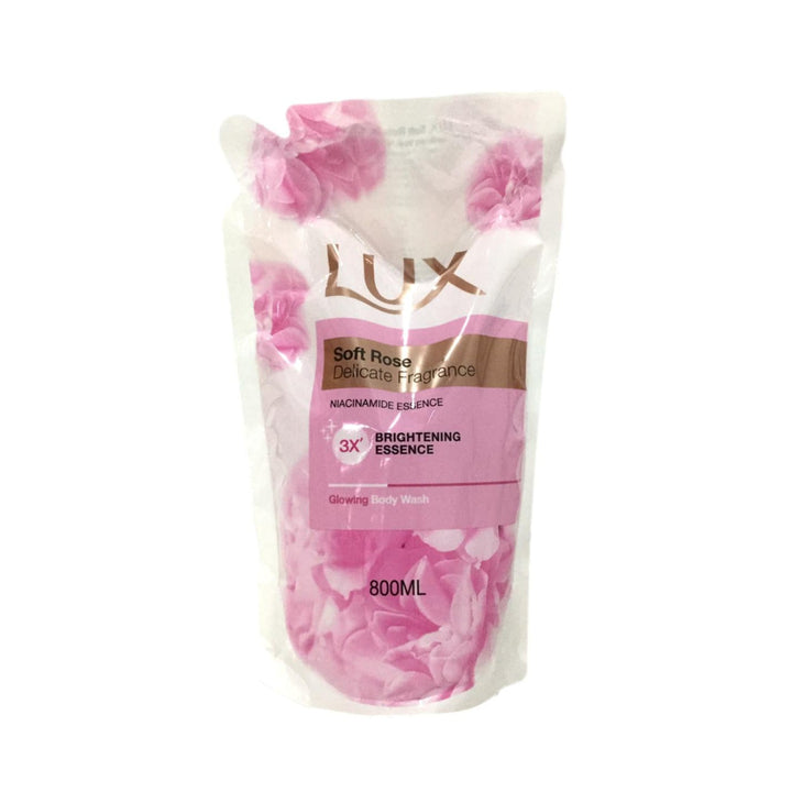 Lux Liquid Body Wash Soft Rose Refill 800ml - Bath & Body -