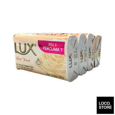 Lux Velvet Touch Bar Soap 4X80G - Bath & Body