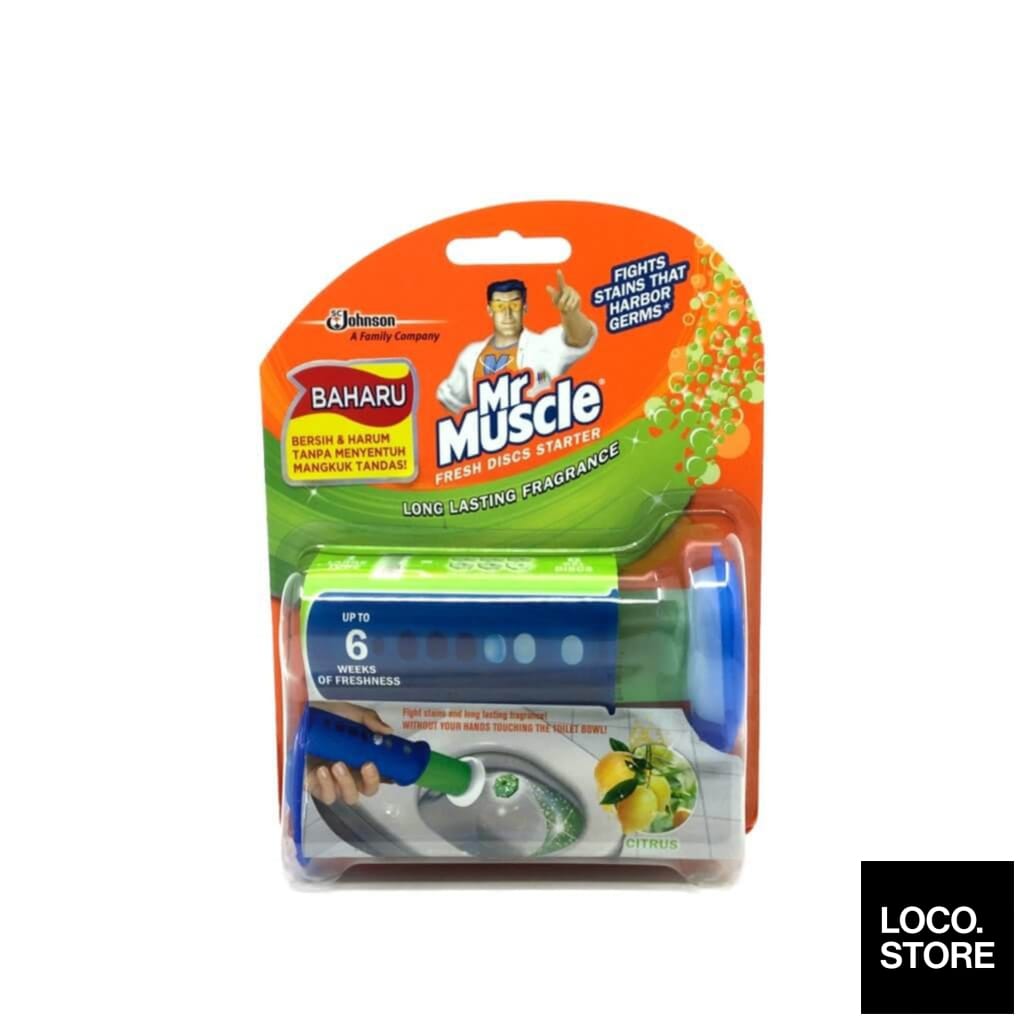 Mr Muscle Citrus Starter Disc 38g X 6 - Household