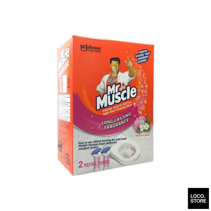 Mr Muscle Fresh Floral (Refill Pack) 12 discs/ 76g - 