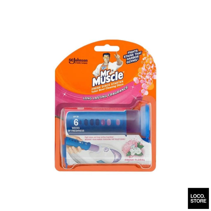 Mr Muscle Fresh Floral Starter Disc 6 discs/ 38g - Household