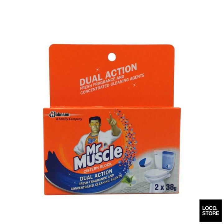 Mr Muscle In-Tank Block 38g X 2 - Household