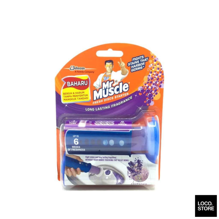 Mr Muscle Lavender Starter Disc 38g X 6 - Household
