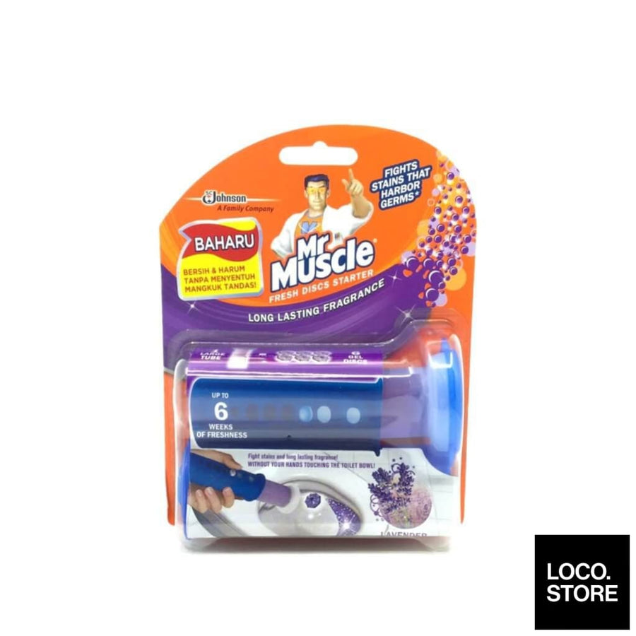 Mr Muscle Lavender Starter Disc 38g X 6 - Household