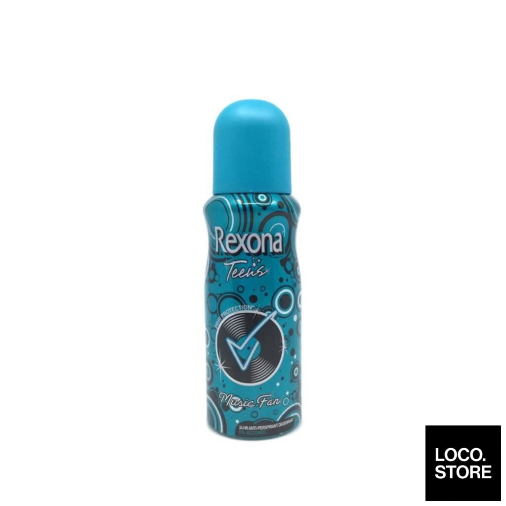 Rexona Spray Teens Music Fan 102ml - Bath & Body