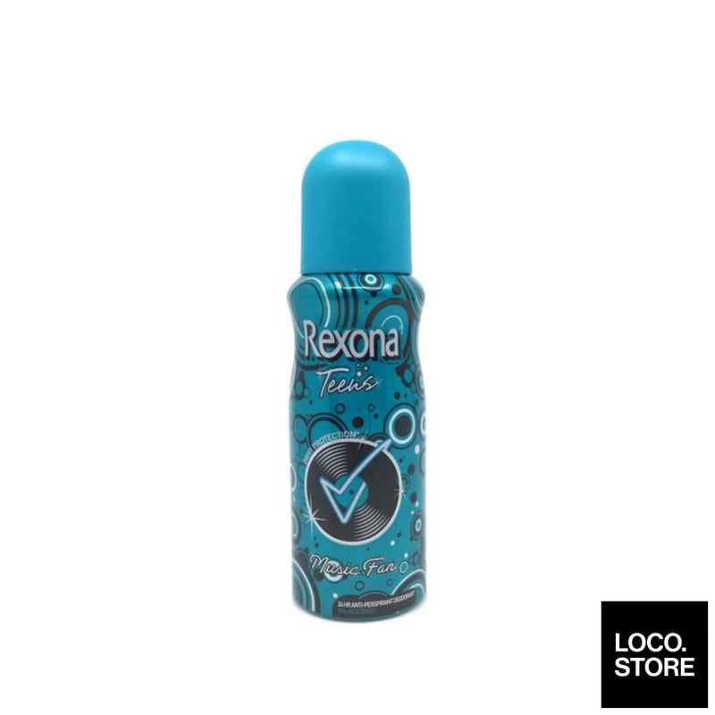 Rexona Spray Teens Music Fan 102ml - Bath & Body