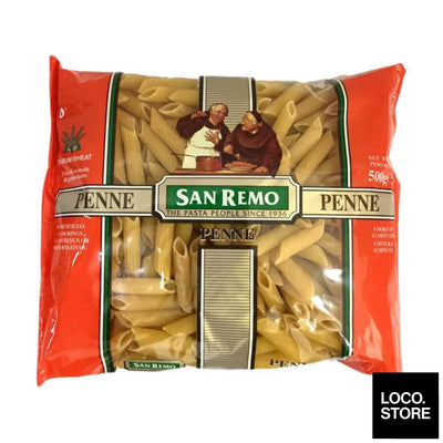 San Remo Penne Rigati 500G - Noodles Pasta & Rice