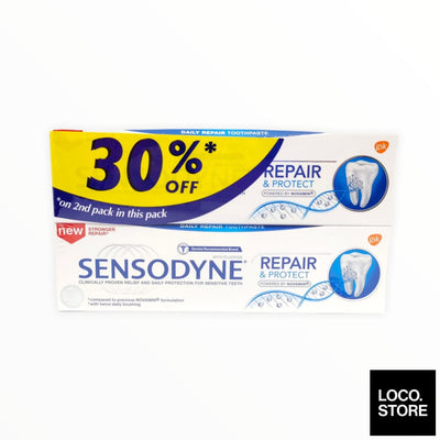 Sensodyne Toothpaste Repair Protect Twin Pack 2X100G - Oral 