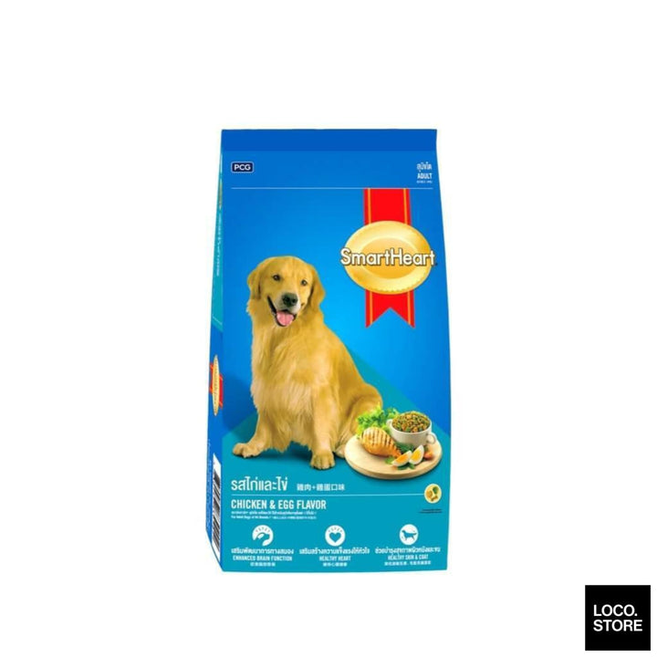 Smart Heart Adult Dog Food Chicken & Egg 20kg - Pet Supplies