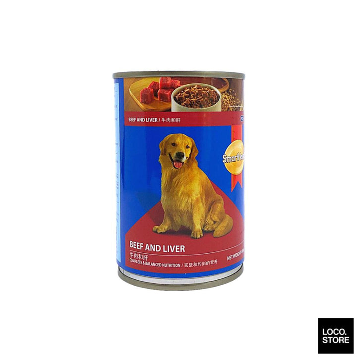 Smart Heart Dog Can Beef & Liver 400g - Pet Supplies
