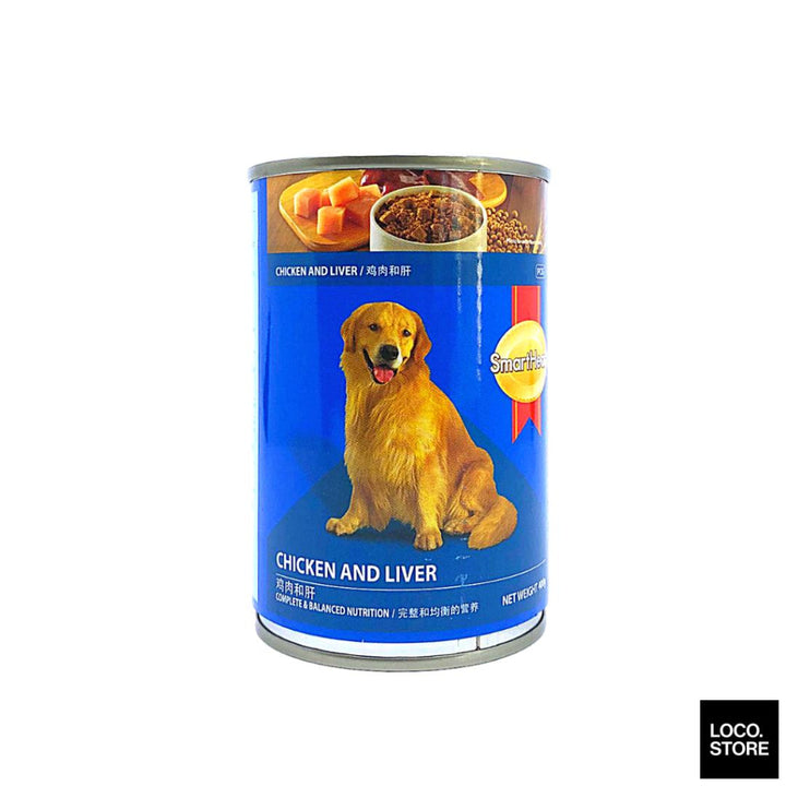 Smart Heart Dog Can Chicken & Liver 400g - Pet Supplies