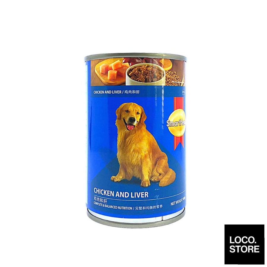 Smart Heart Dog Can Chicken & Liver 400g - Pet Supplies