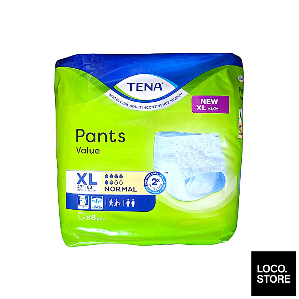 Tena Value Adult Diaper Pants XL 8s - Wellness - Adult