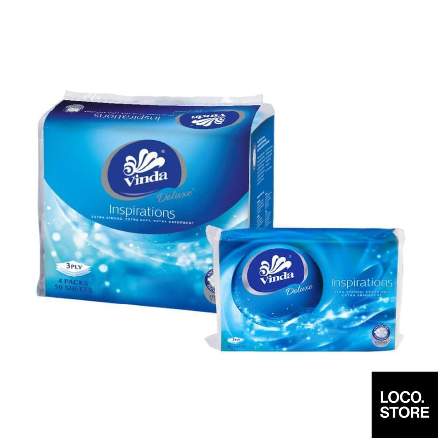 VINDA Deluxe Tissue 3 ply (S) 50S x 4 - Household